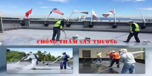 Chuyên xử lý chống thấm sân thượng tại Tphcm, Bình Dương, Đồng Nai