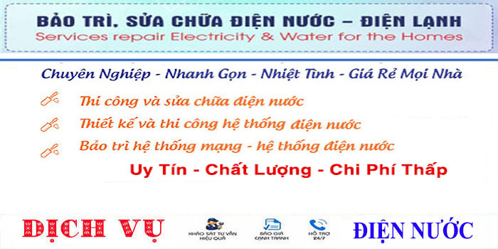 Thợ chuyên nhận sửa ống nước tại quận Tân Phú uy tín