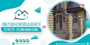 Công ty dịch vụ thợ sơn lại cửa sắt cũ tại quận Bình Tân giá rẻ