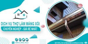 Báo giá dịch vụ thợ làm máng xối tại Tây Ninh【Chỉ từ 199k/m】