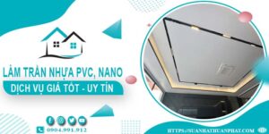 Bảng giá trần nhựa PVC, Nano tại Bến Cát -【Cập Nhật 2025】
