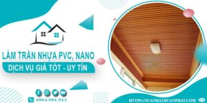 Bảng giá trần nhựa PVC, Nano tại Bình Dương -【Cập Nhật 2025】
