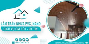 Bảng giá trần nhựa PVC, Nano tại Bình Thạnh -【Cập Nhật 2025】