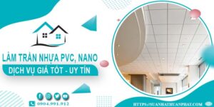 Bảng giá trần nhựa PVC, Nano tại Củ Chi -【Cập Nhật 2025】
