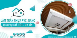 Bảng giá trần nhựa PVC, Nano tại Nhà Bè -【Cập Nhật 2025】