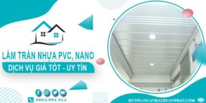 Bảng giá trần nhựa PVC, Nano tại Phú Nhuận -【Cập Nhật 2025】