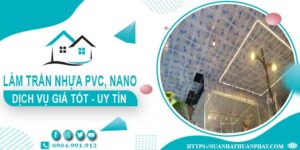 Bảng giá trần nhựa PVC, Nano tại Quận 2 -【Cập Nhật 2025】