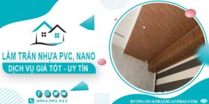 Bảng giá trần nhựa PVC, Nano tại Tân Bình -【Cập Nhật 2025】