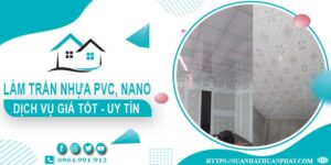 Bảng giá trần nhựa PVC, Nano tại Thủ Đức -【Cập Nhật 2025】