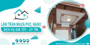 Bảng giá trần nhựa PVC, Nano tại Tp Thuận An -【Cập Nhật 2025】