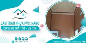 Bảng giá trần nhựa PVC, Nano tại TPHCM -【Cập Nhật 2025】