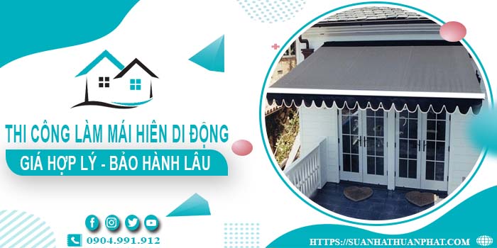 Chi phí thi công làm mái hiên di động tại Phú Nhuận【Chỉ từ 199k】