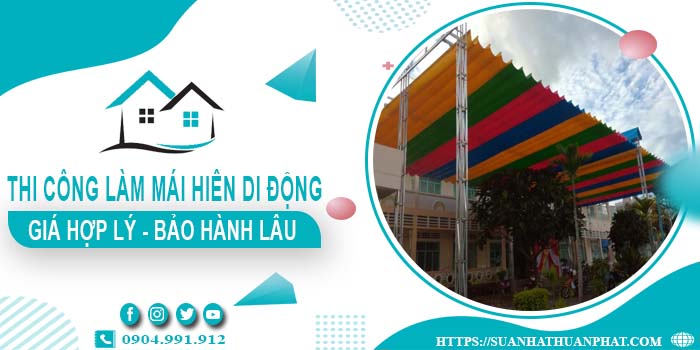Chi phí thi công làm mái hiên di động tại Quận 1【Chỉ từ 199k】