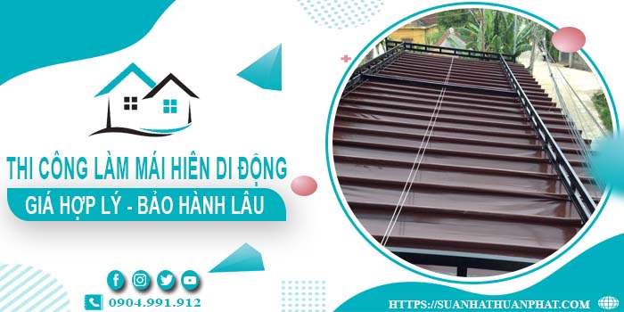 Chi phí thi công làm mái hiên di động tại Quận 3【Chỉ từ 199k】