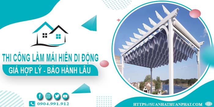 Chi phí thi công làm mái hiên di động tại Thủ Đức【Chỉ từ 199k】