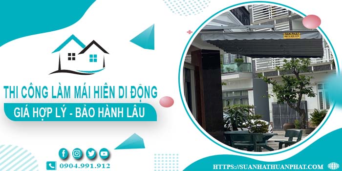 Chi phí thi công làm mái hiên di động tại Vũng Tàu【Chỉ từ 199k】