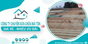 Công ty chuyên sửa chữa mái tôn tại Vũng Tàu【Ưu Đãi ± 20%】
