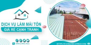 Đơn giá làm mái tôn tại Bảo Lộc -【Chỉ từ 299K/m² - 399K/m²】