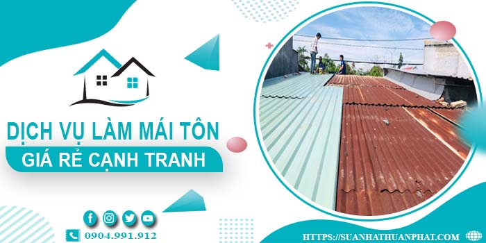 Đơn giá làm mái tôn tại Bảo Lộc -【Chỉ từ 299K/m² - 399K/m²】