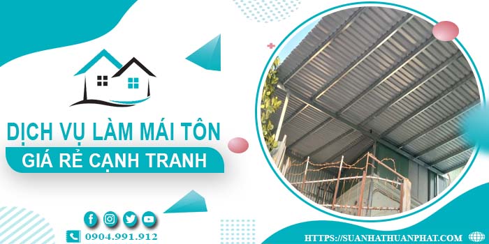 Đơn giá làm mái tôn tại Bến Cát -【Chỉ từ 299K/m² - 399K/m²】