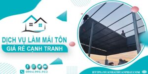 Đơn giá làm mái tôn tại Bình Chánh -【Chỉ từ 299K/m² - 399K/m²】
