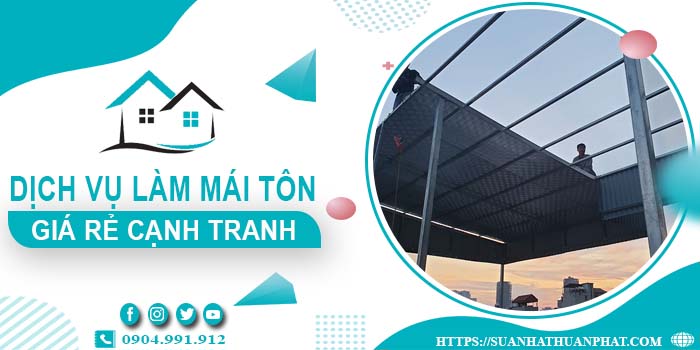 Đơn giá làm mái tôn tại Bình Chánh -【Chỉ từ 299K/m² - 399K/m²】