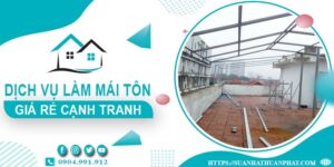 Đơn giá làm mái tôn tại Bình Tân -【Chỉ từ 299K/m² - 399K/m²】