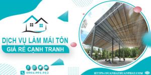 Đơn giá làm mái tôn tại Đồng Xoài -【Chỉ từ 299K/m² - 399K/m²】