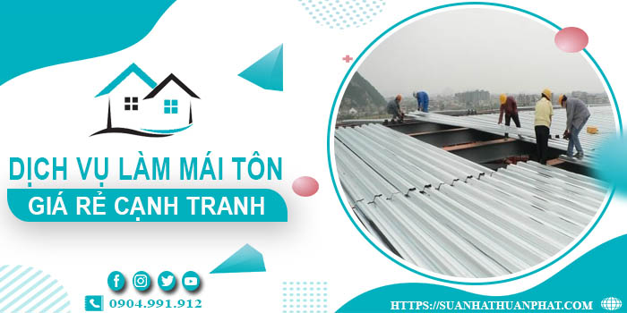 Đơn giá làm mái tôn tại Gia Lai -【Chỉ từ 299K/m² - 399K/m²】