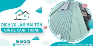 Đơn giá làm mái tôn tại Gò Vấp -【Chỉ từ 299K/m² - 399K/m²】