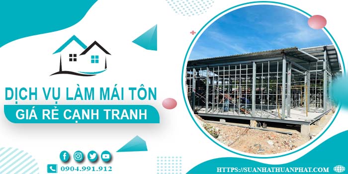 Đơn giá làm mái tôn tại Hóc Môn -【Chỉ từ 299K/m² - 399K/m²】