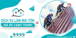 Đơn giá làm mái tôn tại Khánh Hoà -【Chỉ từ 299K/m² - 399K/m²】