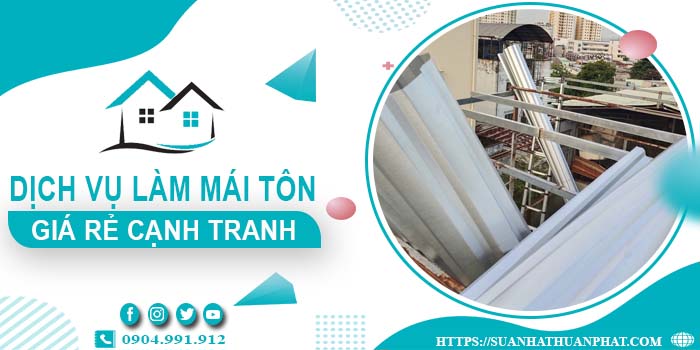 Đơn giá làm mái tôn tại Long Xuyên -【Chỉ từ 299K/m² - 399K/m²】