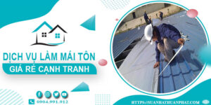 Đơn giá làm mái tôn tại Mỹ Tho -【Chỉ từ 299K/m² - 399K/m²】