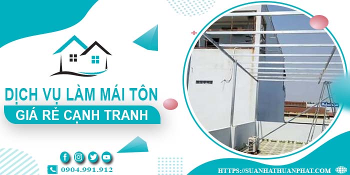 Đơn giá làm mái tôn tại quận 1 -【Chỉ từ 299K/m² - 399K/m²】