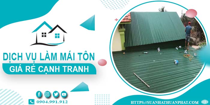Đơn giá làm mái tôn tại quận 11 -【Chỉ từ 299K/m² - 399K/m²】