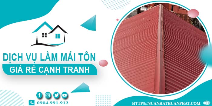 Đơn giá làm mái tôn tại quận 12 -【Chỉ từ 299K/m² - 399K/m²】