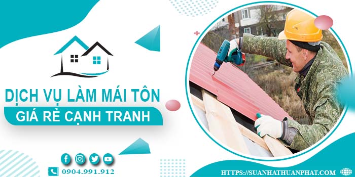 Đơn giá làm mái tôn tại quận 2 -【Chỉ từ 299K/m² - 399K/m²】