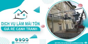 Đơn giá làm mái tôn tại quận 3 -【Chỉ từ 299K/m² - 399K/m²】