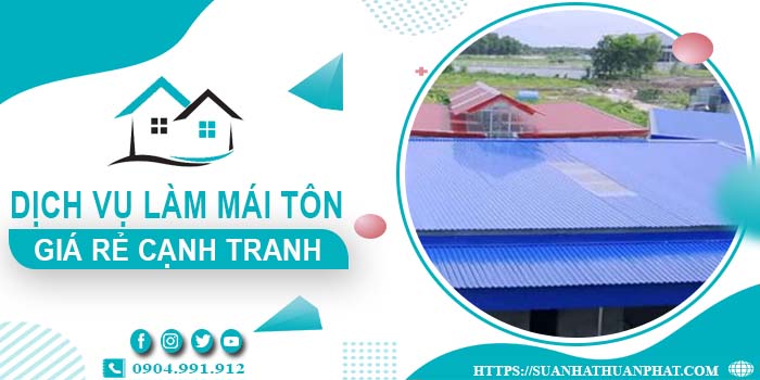 Đơn giá làm mái tôn tại quận 6 -【Chỉ từ 299K/m² - 399K/m²】