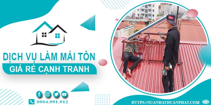 Đơn giá làm mái tôn tại quận 8 -【Chỉ từ 299K/m² - 399K/m²】