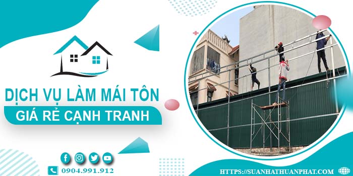 Đơn giá làm mái tôn tại quận 9 -【Chỉ từ 299K/m² - 399K/m²】