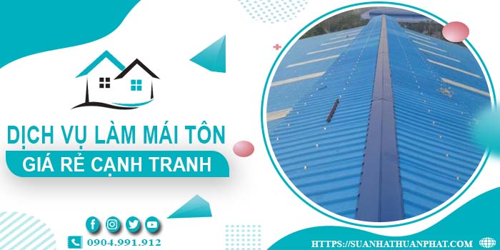 Đơn giá làm mái tôn tại Tân An -【Chỉ từ 299K/m² - 399K/m²】