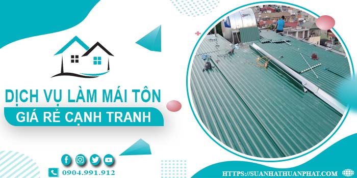 Đơn giá làm mái tôn tại Tân Bình -【Chỉ từ 299K/m² - 399K/m²】