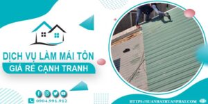 Đơn giá làm mái tôn tại Vũng Tàu -【Chỉ từ 299K/m² - 399K/m²】